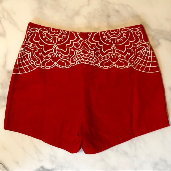 Minkpink “Wild Hearts” shorts in terracotta - Picture 7 of 8